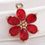 1 Piece Alloy Zircon Flower Pendant