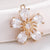 1 Piece Alloy Zircon Flower Pendant