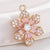 1 Piece Alloy Zircon Flower Pendant