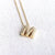 1 Piece Alloy Zircon Gold Plated Inlay Polished Pendant