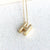 1 Piece Alloy Zircon Gold Plated Inlay Polished Pendant