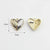 1 Piece Alloy Zircon Heart Shape