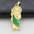 1 Piece Alloy Zircon Human Pendant