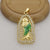 1 Piece Alloy Zircon Human Pendant