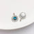 1 Piece Alloy Zircon Solid Color Pendant