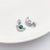 1 Piece Alloy Zircon Solid Color Pendant