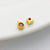 1 Piece Alloy Zircon Solid Color Spacer Bars