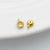 1 Piece Alloy Zircon Solid Color Spacer Bars