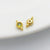 1 Piece Alloy Zircon Solid Color Spacer Bars