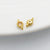 1 Piece Alloy Zircon Solid Color Spacer Bars