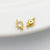 1 Piece Alloy Zircon Solid Color Spacer Bars