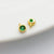 1 Piece Alloy Zircon Solid Color Spacer Bars