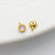 1 Piece Alloy Zircon Solid Color Spacer Bars