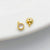 1 Piece Alloy Zircon Solid Color Spacer Bars