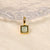 1 Piece Artificial Crystal Copper Square Pendant