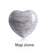 1 Piece Artificial Crystal Heart Shape