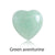 1 Piece Artificial Crystal Heart Shape