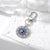 1 Piece Artistic Devil's Eye Alloy Inlay Artificial Diamond Bag Pendant Keychain