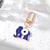 1 Piece Artistic Devil's Eye Elephant Alloy Inlay Artificial Diamond Bag Pendant Keychain