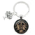 1 Piece Artistic Tree Metal Unisex Bag Pendant Keychain