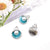 1 Piece Beach Simple Style Shell Alloy Plating Inlay Pendant Jewelry Accessories