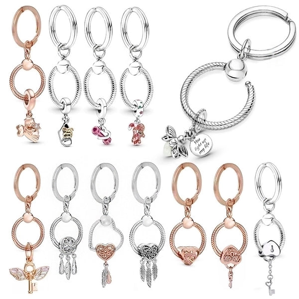 1 Piece Cartoon Style Animal Titanium Steel Women's Bag Pendant Keychain