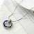 1 Piece Casual Circle Stainless Steel Titanium Steel Polishing Plating Inlay Diamond Pendant Necklace