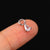 1 Piece Casual Elegant Star Lightning Plating Inlay Copper Zircon Ear Studs