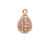 1 Piece Casual Simple Style Water Droplets Copper Plating Inlay Pendant Jewelry Accessories