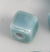 1 Piece Ceramics Square Heart Shape Flower Beads