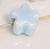 1 Piece Ceramics Square Heart Shape Flower Beads