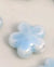 1 Piece Ceramics Square Heart Shape Flower Beads