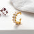 1 Piece Cool Style Shiny Geometric Plating Inlay Stainless Steel Zircon 18k Gold Plated Ear Studs