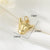 1 Piece Copper 14K Gold Plated Heart Shape Crown Cake Pendant