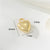 1 Piece Copper 14K Gold Plated Heart Shape Crown Cake Pendant