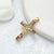 1 Piece Copper Cross Heart Shape Pendant