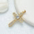 1 Piece Copper Cross Heart Shape Pendant