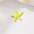 1 Piece Copper Gold Plated Starfish Pendant