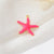 1 Piece Copper Gold Plated Starfish Pendant