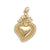 1 Piece Copper Heart Shape Pendant Chain