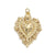 1 Piece Copper Heart Shape Pendant Chain