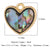 1 Piece Copper Heart Shape Pendant