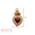 1 Piece Copper Heart Shape Pendant