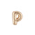 1 Piece Copper Letter Pendant