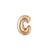 1 Piece Copper Letter Pendant