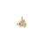 1 Piece Copper Rhinestones Color Block Pendant