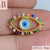 1 Piece Copper Rhinestones Devil's Eye Pendant