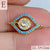 1 Piece Copper Rhinestones Devil's Eye Pendant