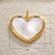 1 Piece Copper Rhinestones Heart Shape Pendant