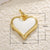 1 Piece Copper Rhinestones Heart Shape Pendant